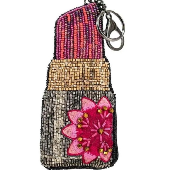 Mary Frances Beaded Coin Purse Easy Open Lobster-Claw Clasp Key Ring NWTs - Picture 11 of 14